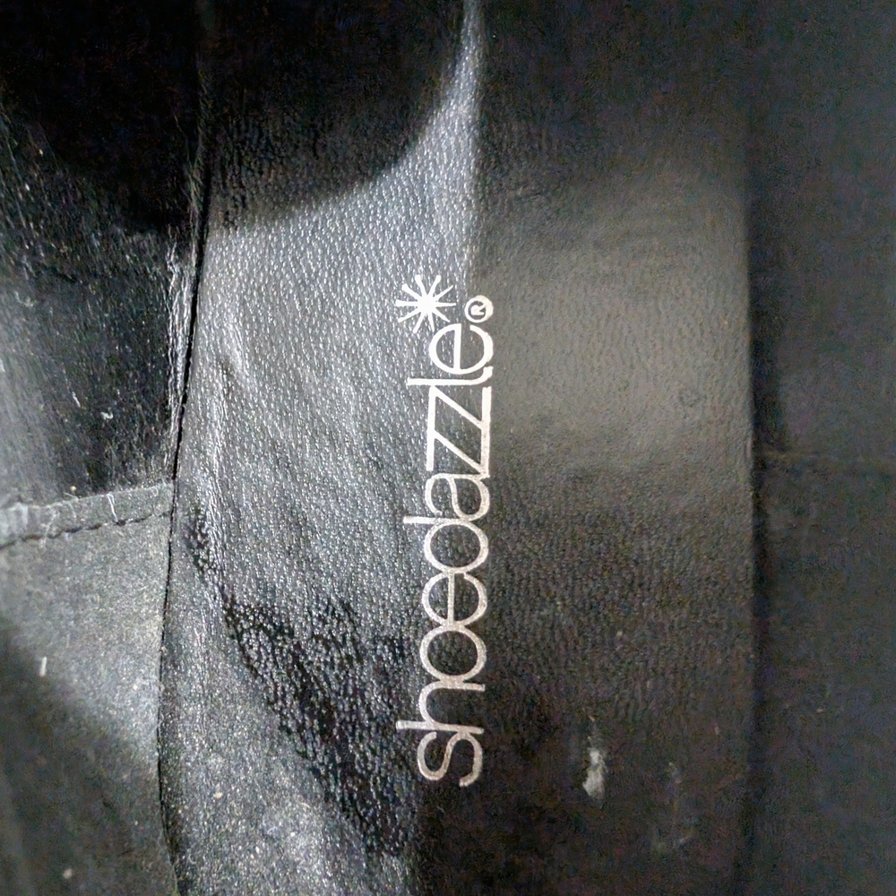 Shoe Dazzle Black Women's Loafers - Picture 5 of 9